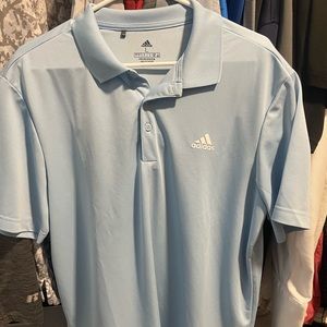 Men adidas golf polo L